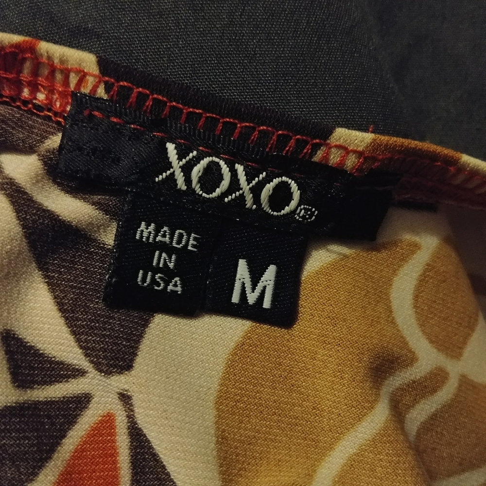 Xoxo Spaghetti Strap Print Dress - Picture 4 of 4